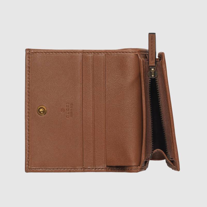 Gucci Diana Card Case Wallet 658244 Brown